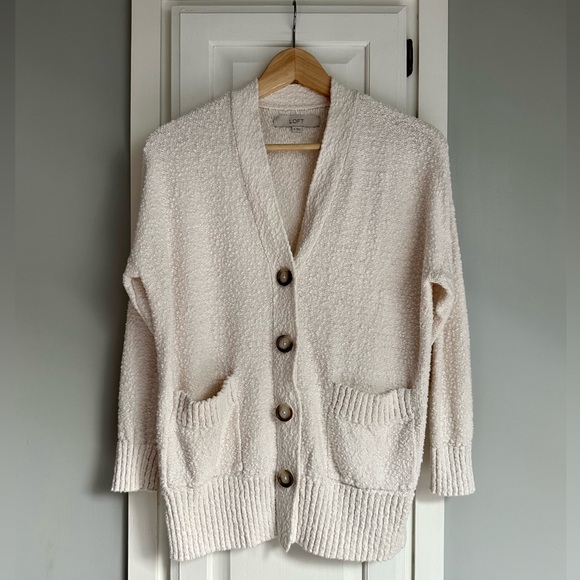 LOFT Sweaters - Loft || Cozy Cardigan in Cream